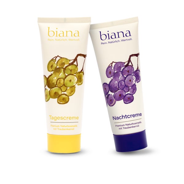 biana Tagescreme + Nachtcreme OPC Naturkosmetik Bundle 2x75 ml