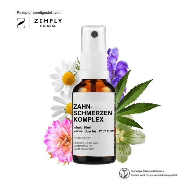 Zimply Natural ZAHNSCHMERZEN KOMPLEX - Pflanzbasierte Rezeptur 30 ml
