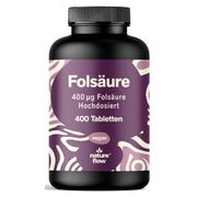 Folsäure 400 µg - 400 Tabletten - Nature Flow 400 St