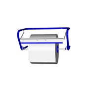 Fripa Wandhalter für Putzrollen 33,5 x 23,5 x 52,5 cm, blau, 2 Stück 2 St