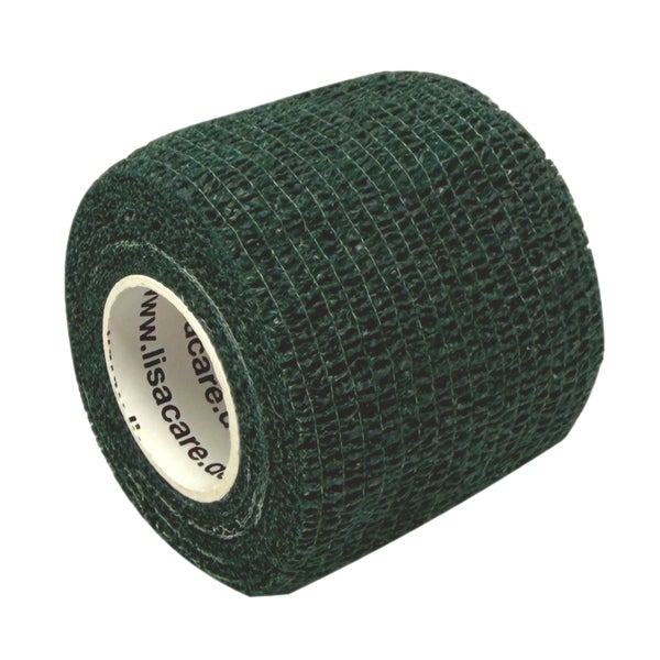 LisaCare selbstklebender Verband - Dunkelgrün - 5cm x 4,5m 1 St