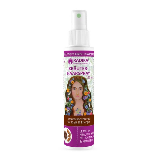 Bioherba Haarspray mit Chinin  Koffein & Kräutern 125 ml