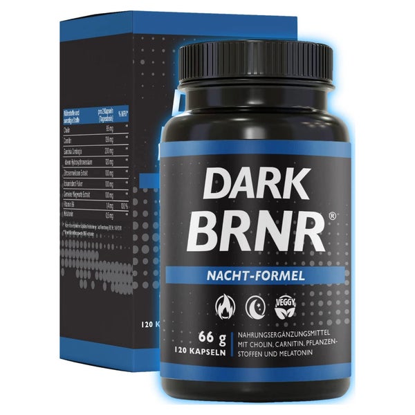 BRNR DARK BRNR Stoffwechsel Melatonin Kapseln 120 St
