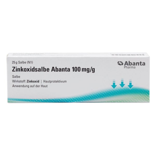Zinkoxidsalbe Abanta 100 Mg/g 25 g