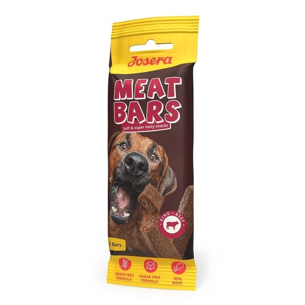 JOSERA Meat Bars Beef getrocknete Rinderleckereien in Riegelform 0,04 kg