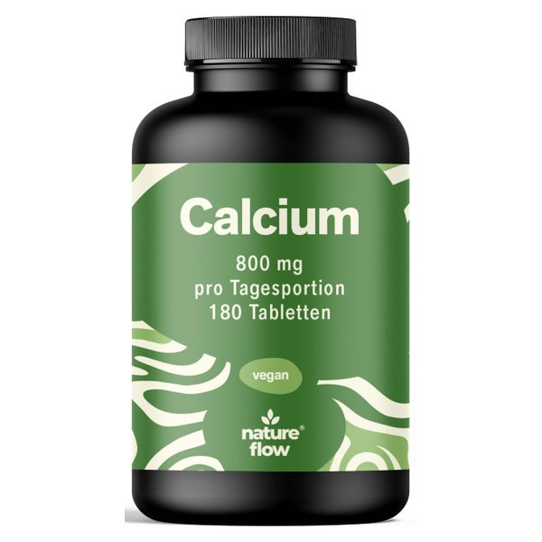 Calcium Tabletten 800mg - 180 Stück - Nature Flow 180 St