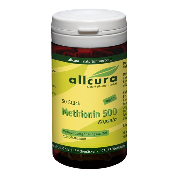 Methionin 500 Mg Kapseln 60 St