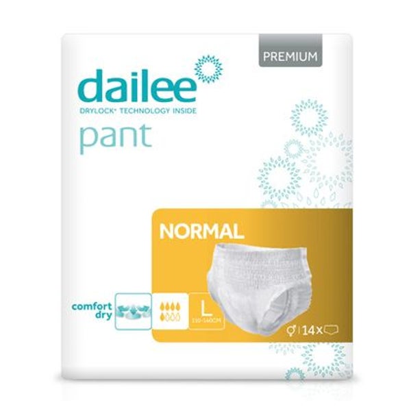 Dailee Inkontinenz Pants Normal L, Windeln für Erwachsene 90 St