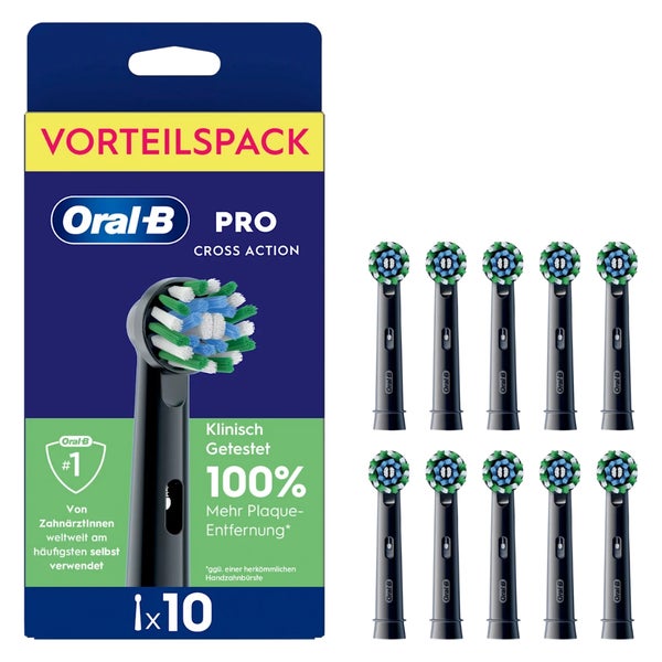 Oral B CrossAction CleanMaximiser schwarz 10 Stück 10 St