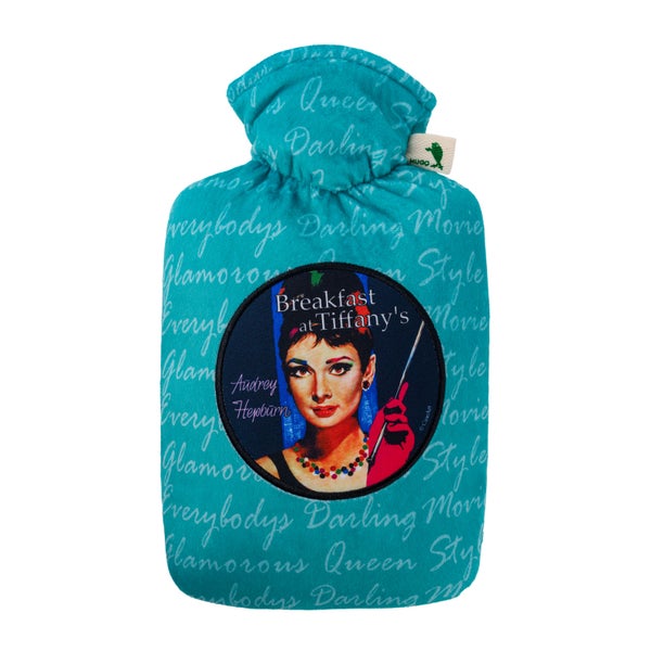 Wärmflasche Klassik 1,8 l mit Nickibezug "Movie" Audrey Hepburn 1 St