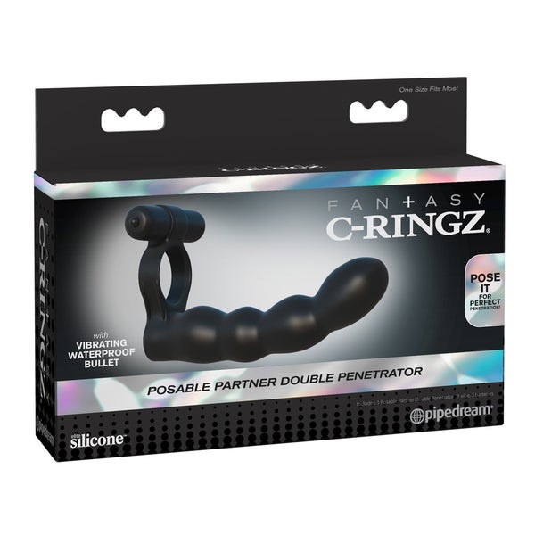 Fantasy C-Ringz - Posable Partner Double Penetrator 1 St