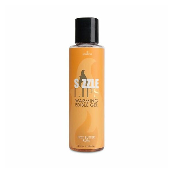 Sensuva Sizzle Lips Essbares Wärme-Massagegel Butter Rum |