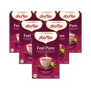 Yogi Tea - Feel Pure Bio Kräutertee | 6 x 30,6g 6x17 St