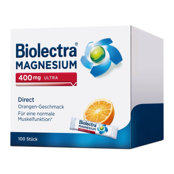 Biolectra Magnesium 400 Mg Ultra Direct Orange 100 St