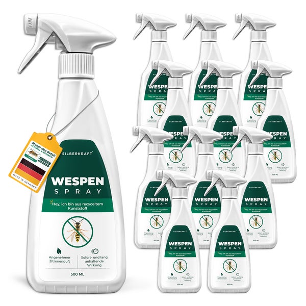 Silberkraft Wespenspray 12 x 500 ml 6000 ml