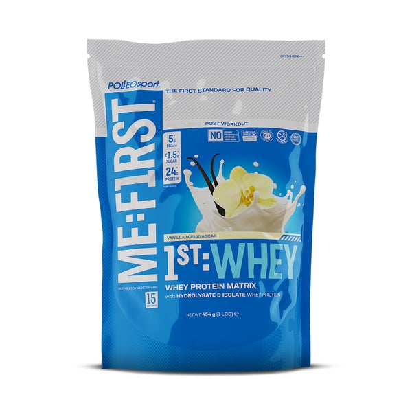 Polleo 1st Whey, 454 g, Vanilla Madagascar 454 g