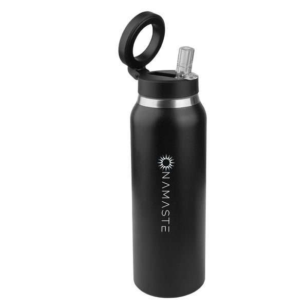 750-ml-Isolierwasserflasche mit magnetischer Handyhalterung 1 St