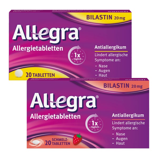Allegra Allergietabletten Travel Pack 1 Set
