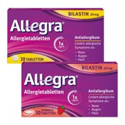 Produktabbildung: Allegra® Allergietabletten, + Allegra® Allergietabletten Schmelztabletten 1 Set