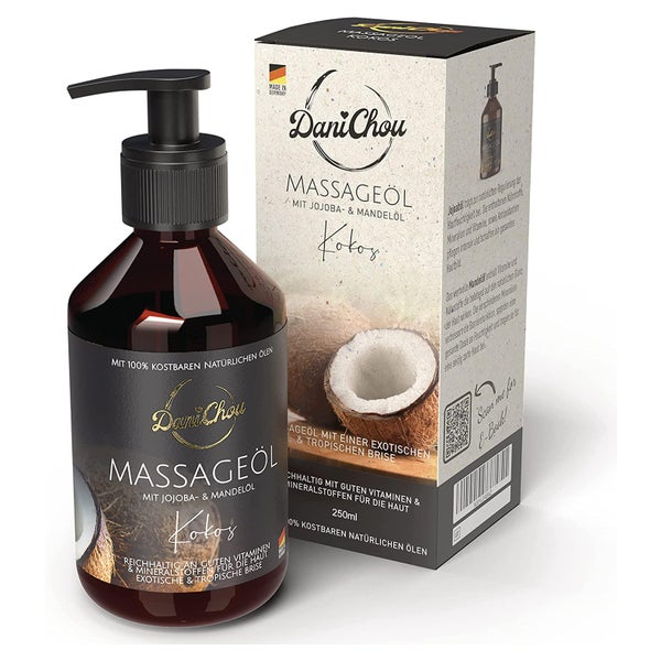 DaniChou Massageöl Kokos 250 ml