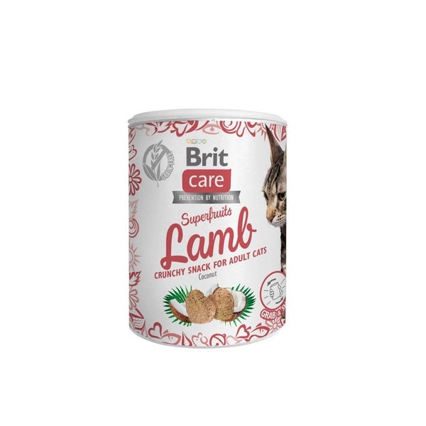 BRIT Care Cat Snack Superfruits Lamb with Coconut 0,1 kg