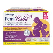 Produktabbildung: tetesept Femi Baby | Für Mutter & Baby | 3 Monatspack 2X90 St