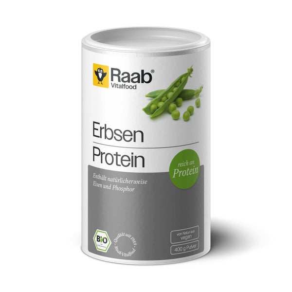 Raab Vitalfood Erbsen Protein Bio Pulver 400 g
