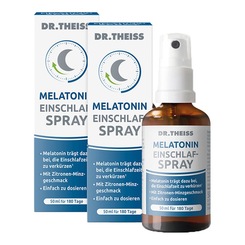 DR. THEISS Melatonin Einschlaf-Spray 2X50 ml