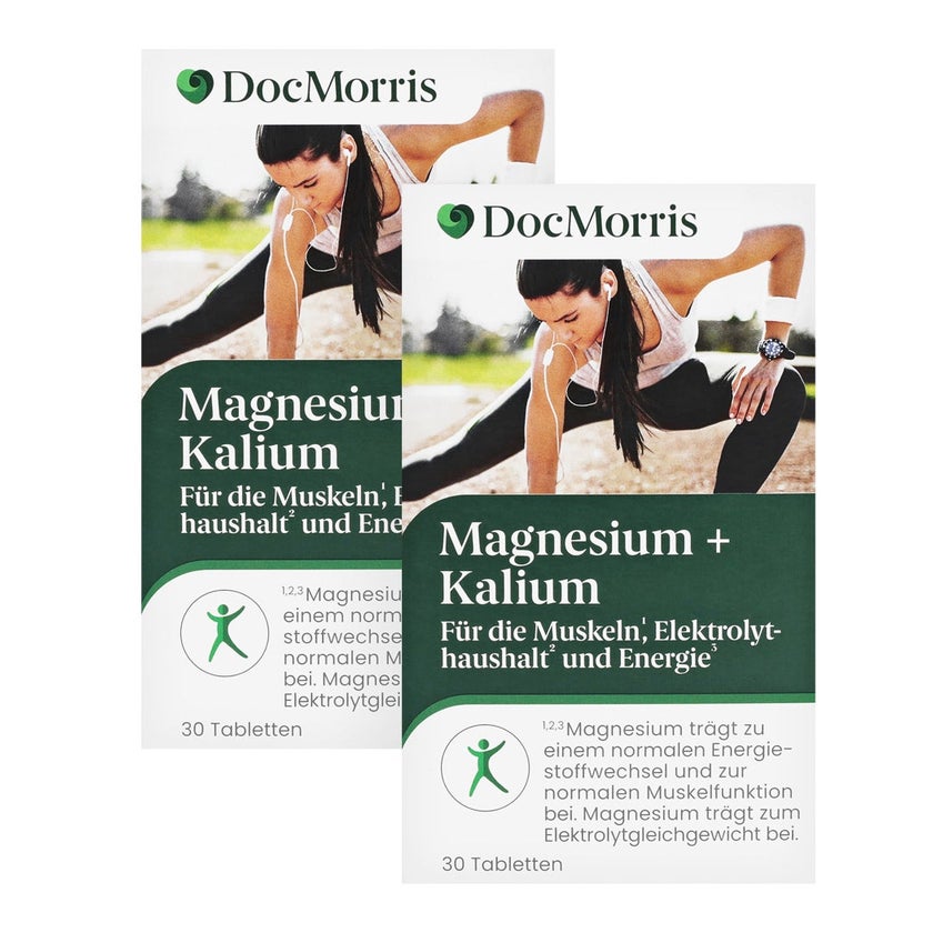 DocMorris Magnesium + Kalium Doppelpack 2X30 St