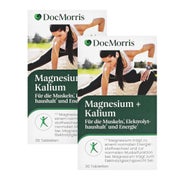 Produktabbildung: DocMorris Magnesium + Kalium Doppelpack 2X30 St