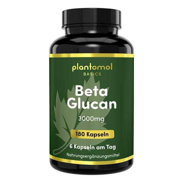 plantomol® - Beta Glucan Kapseln 3000mg Ballaststoff /Tag