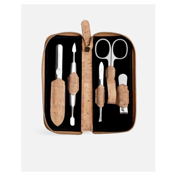 G&F Timor® 5-tlg Manikürset Kork Safirnagelfeile 33109 1 St