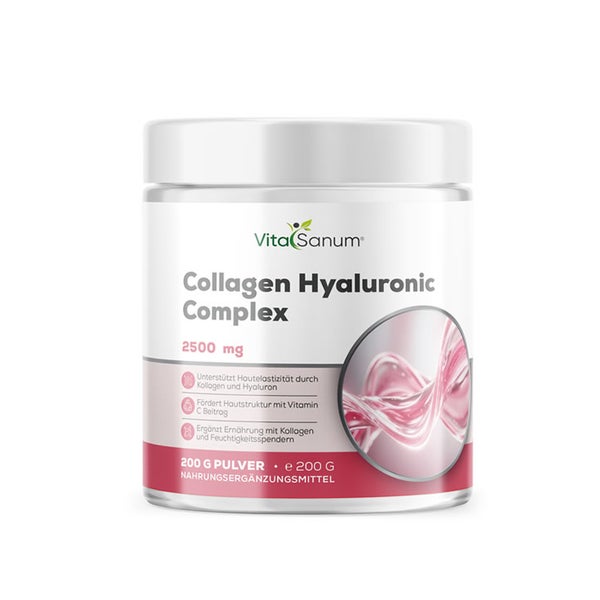 VitaSanum® Collagen Hyaluronic Complex – 2500 mg Tagesportion – 200 g 200 g