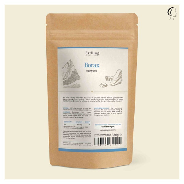 Borax Pulver Natriumtetraborat Rein Vegan Erdling 380 g