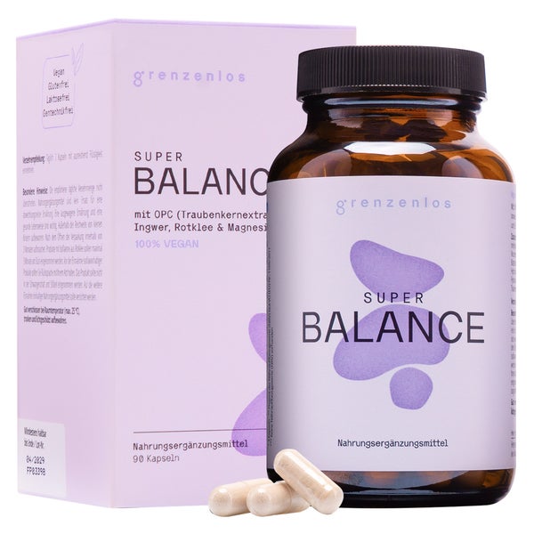 19-in-1 Rotklee Kapseln + MSM & OPC - Zyklus PMS Wechseljahre - SUPER BALANCE grenzenlos® 90 St
