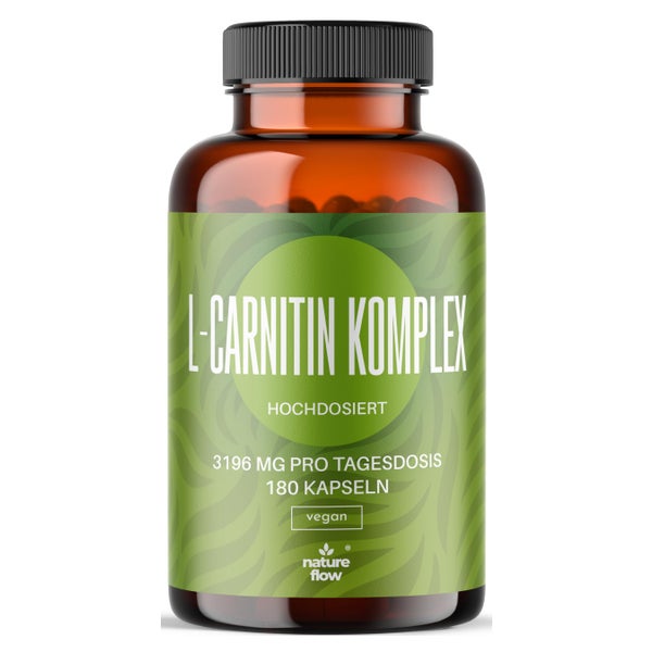 L-Carnitin Triple Komplex vegan - 180 Kapseln - Nature Flow 180 St