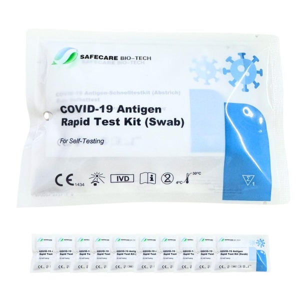 Safecare Covid-19 Laien-Schnelltest + Gratis Nanovio FFP2 25 St