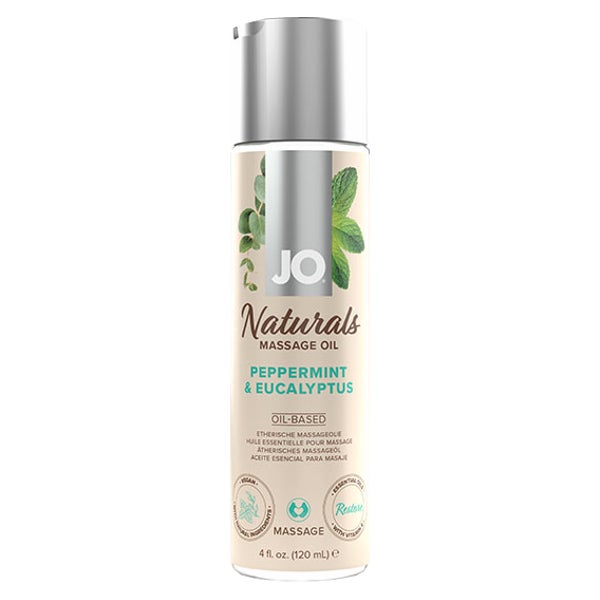 «Peppermint & Eucalyptus» veganes und natürliches Massageöl (0.12 l) 120 ml