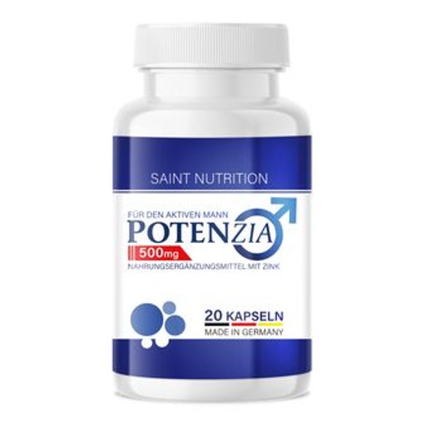 Saint Nutrition® Potenzia Kapseln - Potenz Alternative für den aktiven Mann 20 St