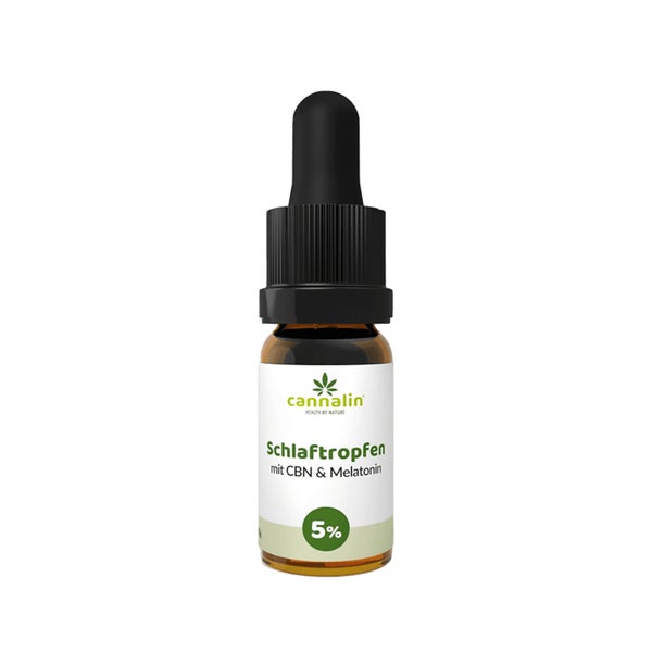 Cannalin - Schlaftropfen mit CBN und Melatonin - 5% 10 ml