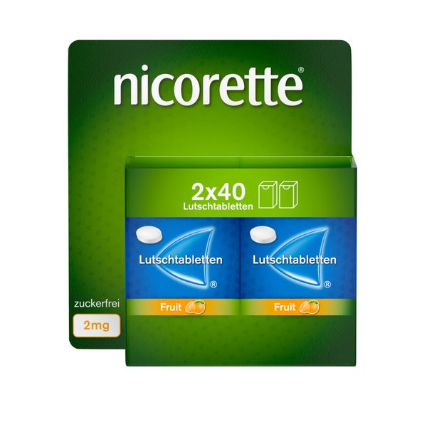 Nicorette Fruit 2 Mg Lutschtabletten Gepresst 80 St