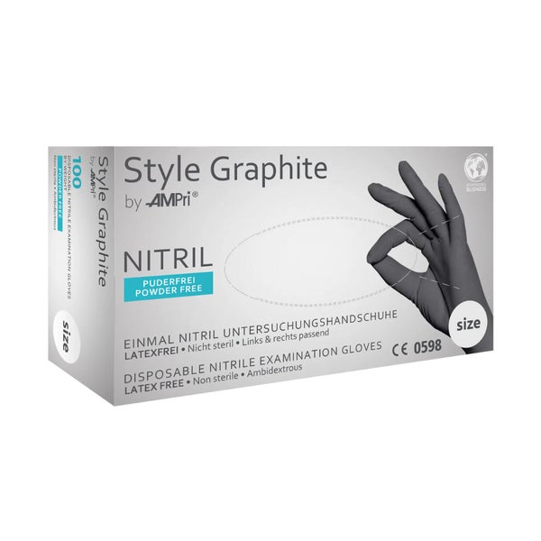 Style Graphit Nitril Untersuchungshandschuh - M 100 St