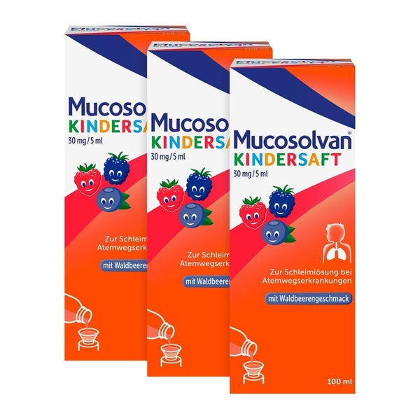 Mucosolvan® Kindersaft Dreierpack 3X100 ml