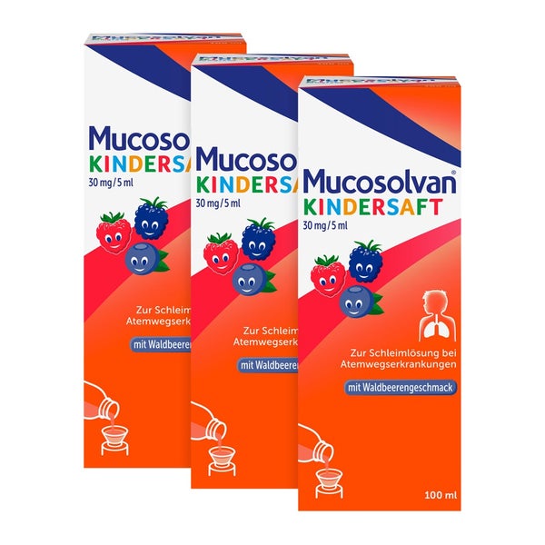 Mucosolvan Kindersaft Set 3X100 ml