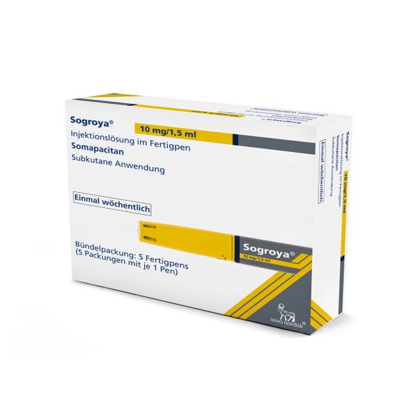 Sogroya 10 Mg/1,5 ml Inj.-Lsg.in einem F 5 St