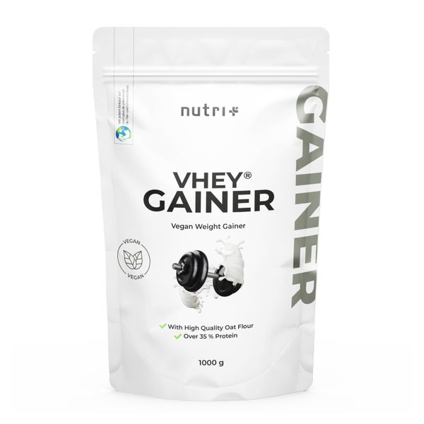 nutri+ Vegan Weight Gainer hochkalorisch - Natural - 1 kg 1000 g