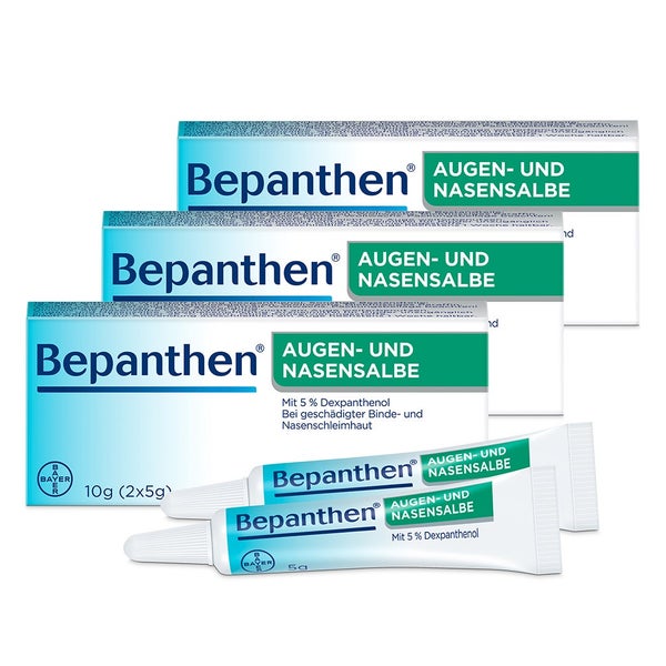 Bepanthen® Augen- und Nasensalbe Dreierpack 3X10 g
