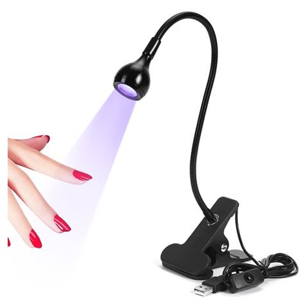 UNIQ Mini UV/LED Nagellampe für Gel-Nagellack - Schwarz