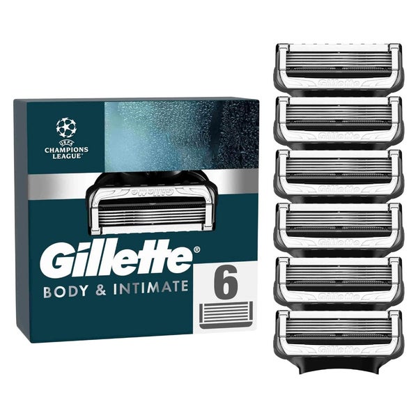 Gillette Intimate Rasierklingen 6 Stück 6 St
