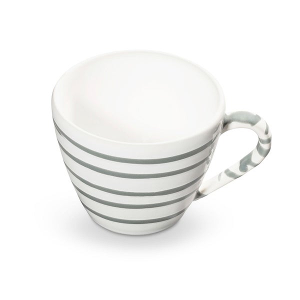 Gmundner Keramik Graugeflammt, Cappuccino Tasse 0,16 Liter